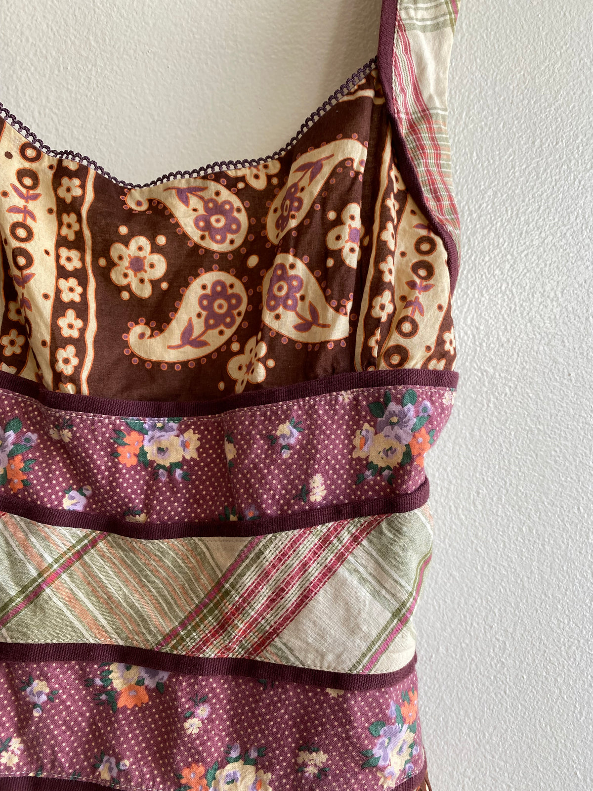 Vintage Y2K Free People Prairie-Style Mini Dress - La Lovely Vintage 