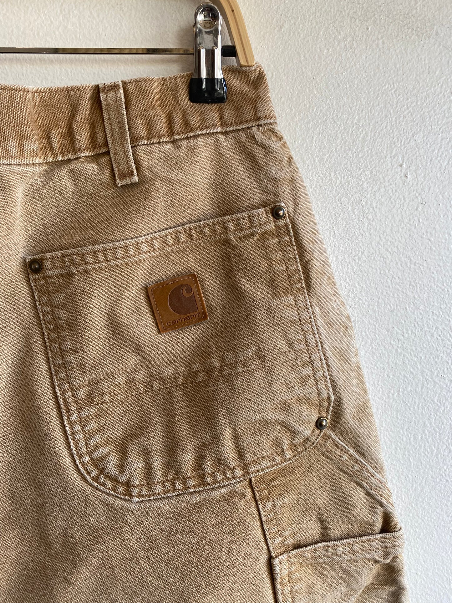 Vintage Y2K Carhartt Double Knee Canvas Work Pants