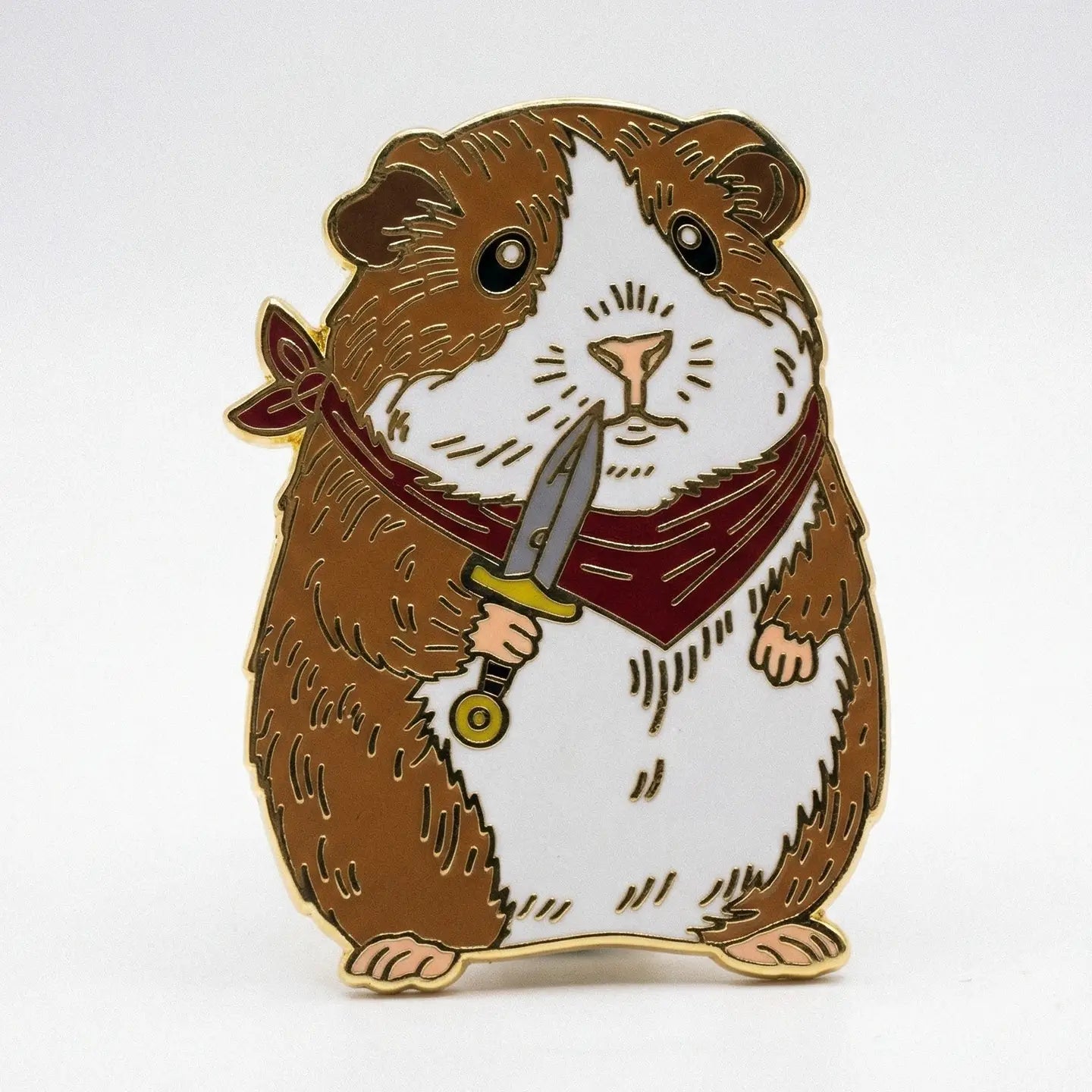 Strike Gently - Enamel Pin - La Lovely Vintage 