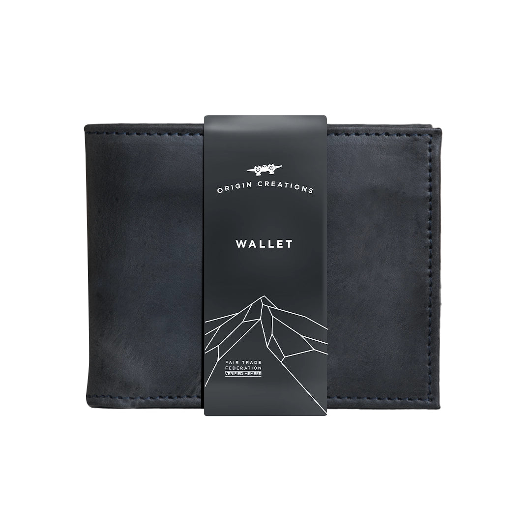Origin Creations - Leather Bifold Wallet - La Lovely Vintage 