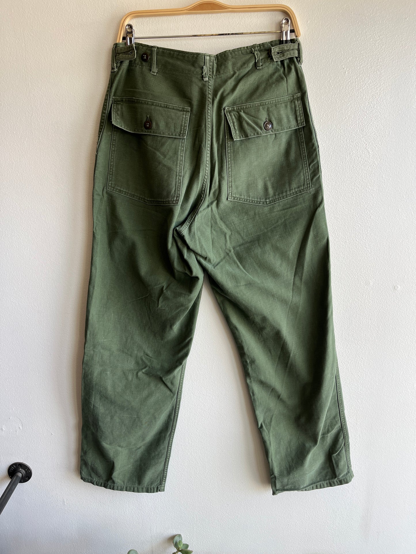 Vintage 1960’s OG-107 Military Fatigue Trousers - La Lovely Vintage 