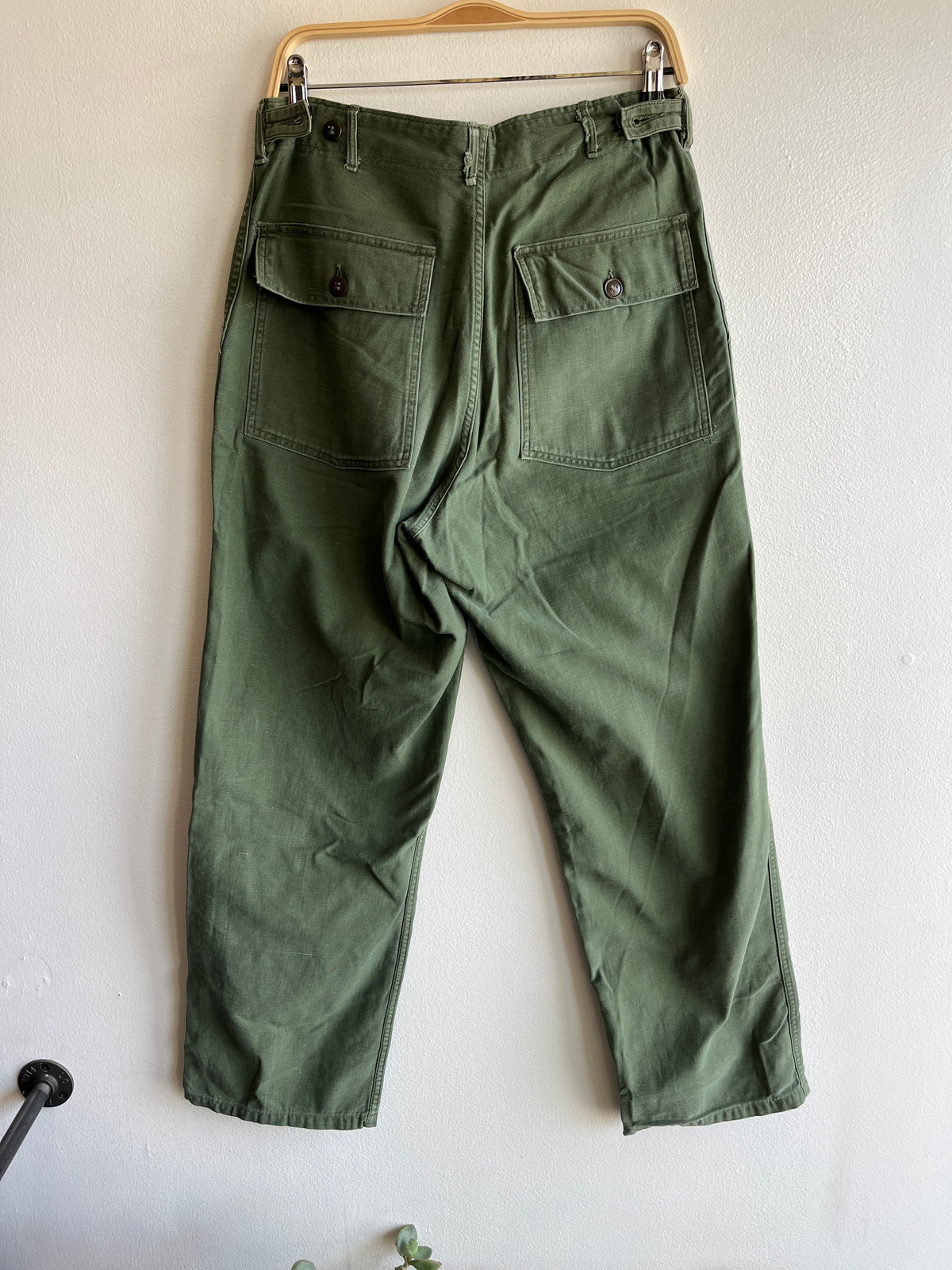 Vintage 1960’s OG-107 Military Fatigue Trousers - La Lovely Vintage 