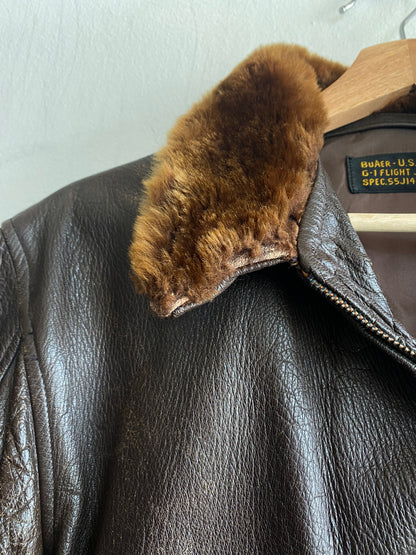 Vintage 1950’s USN G-1 Leather Flight Jacket