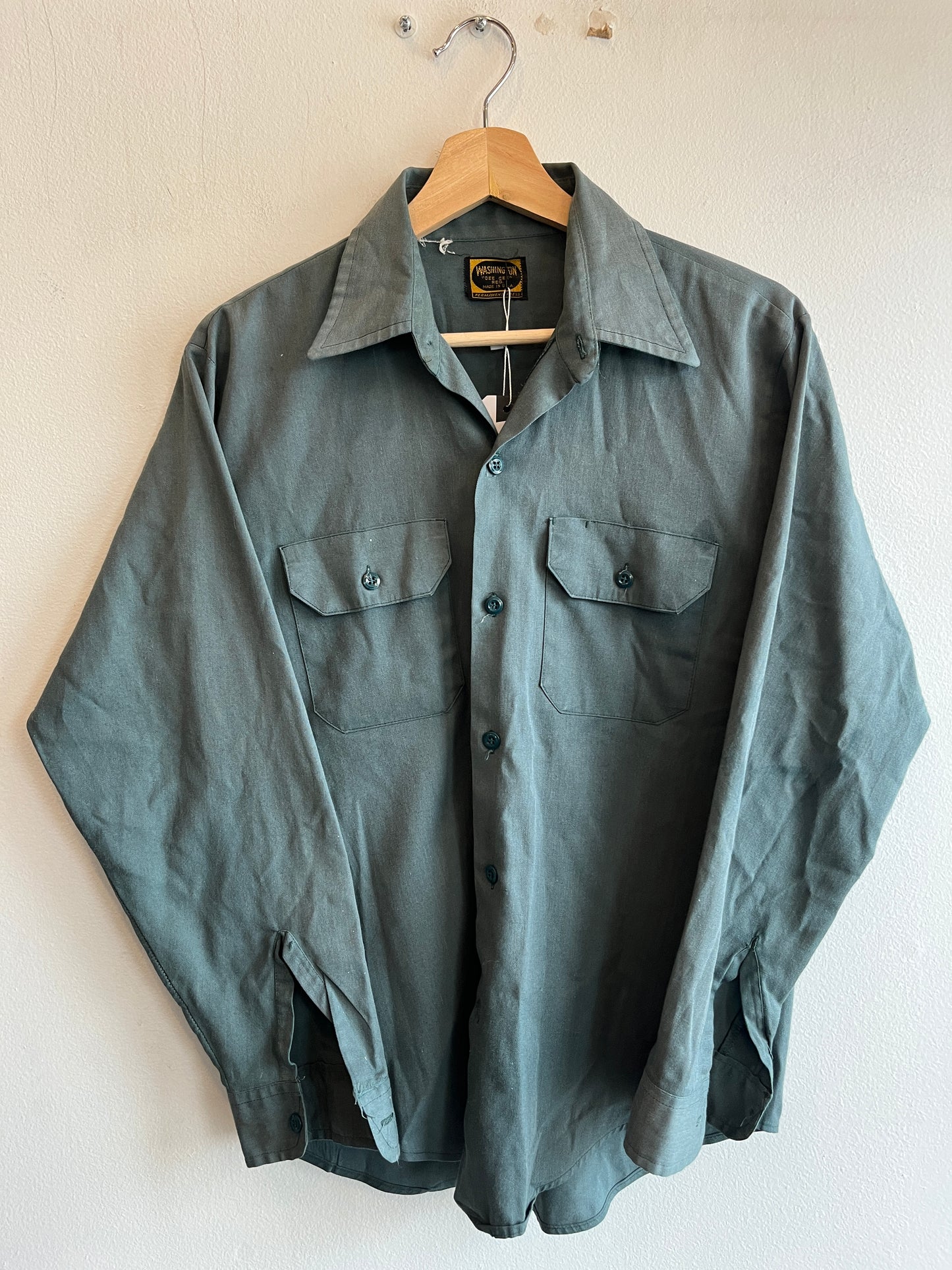 Vintage 1960’s Washington DeeCee Button-Up Work Shirt