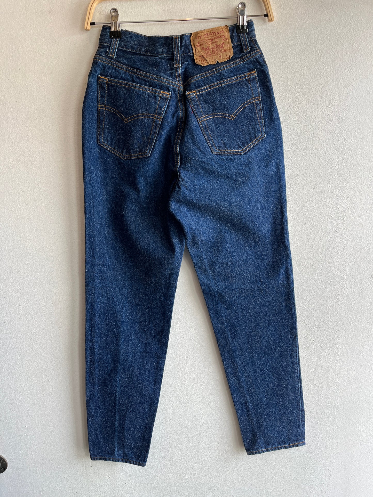 Vintage 1980’s Dark-Wash Levi’s 501 Denim Jeans