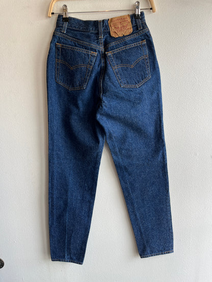 Vintage 1980’s Dark-Wash Levi’s 501 Denim Jeans