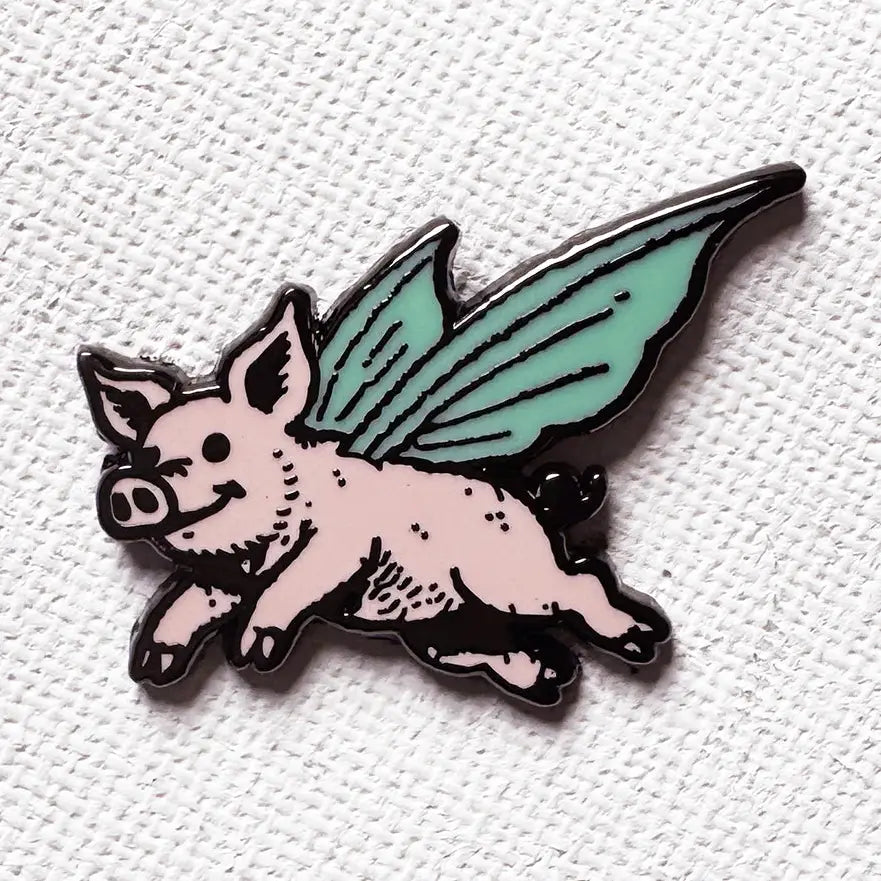 Strike Gently - Enamel Pin - La Lovely Vintage 