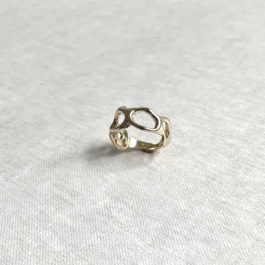 Species by the Thousands - Lattice Artisan Sterling Silver Ring - La Lovely Vintage 