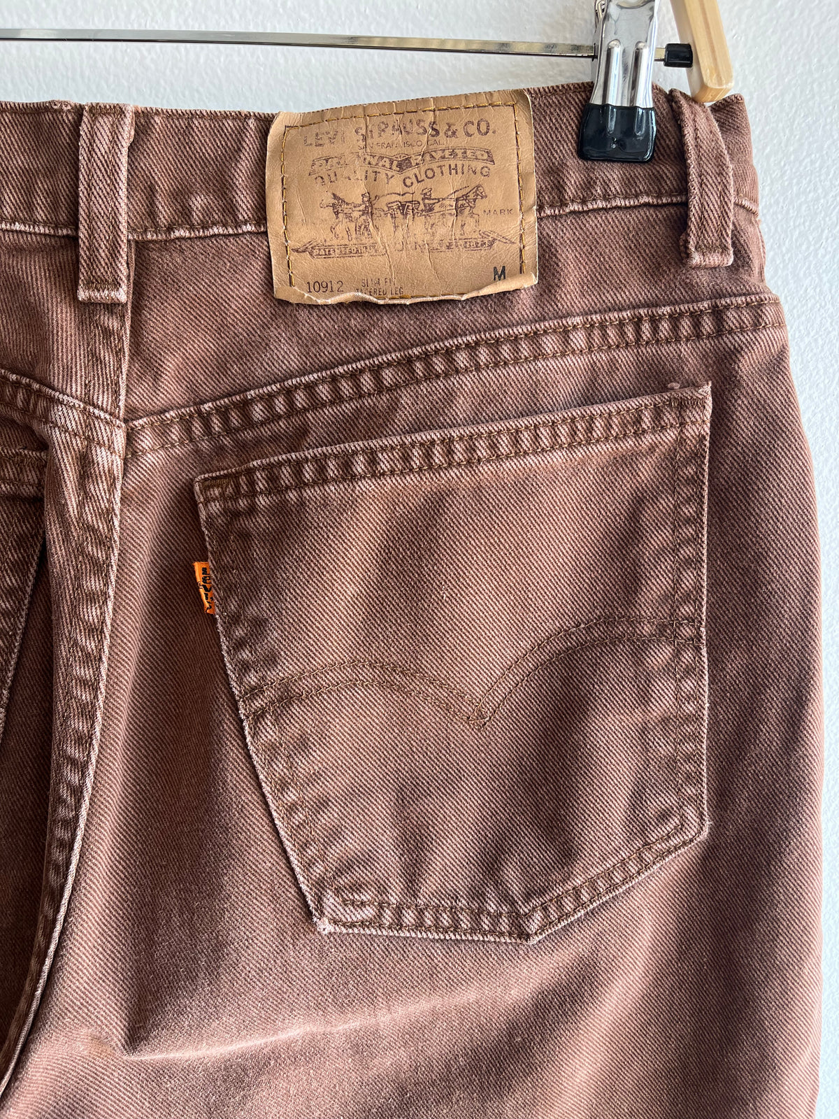 Vintage 1990’s Levi’s 912 Brown Denim Jeans
