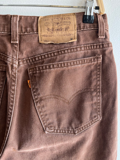 Vintage 1990’s Levi’s 912 Brown Denim Jeans