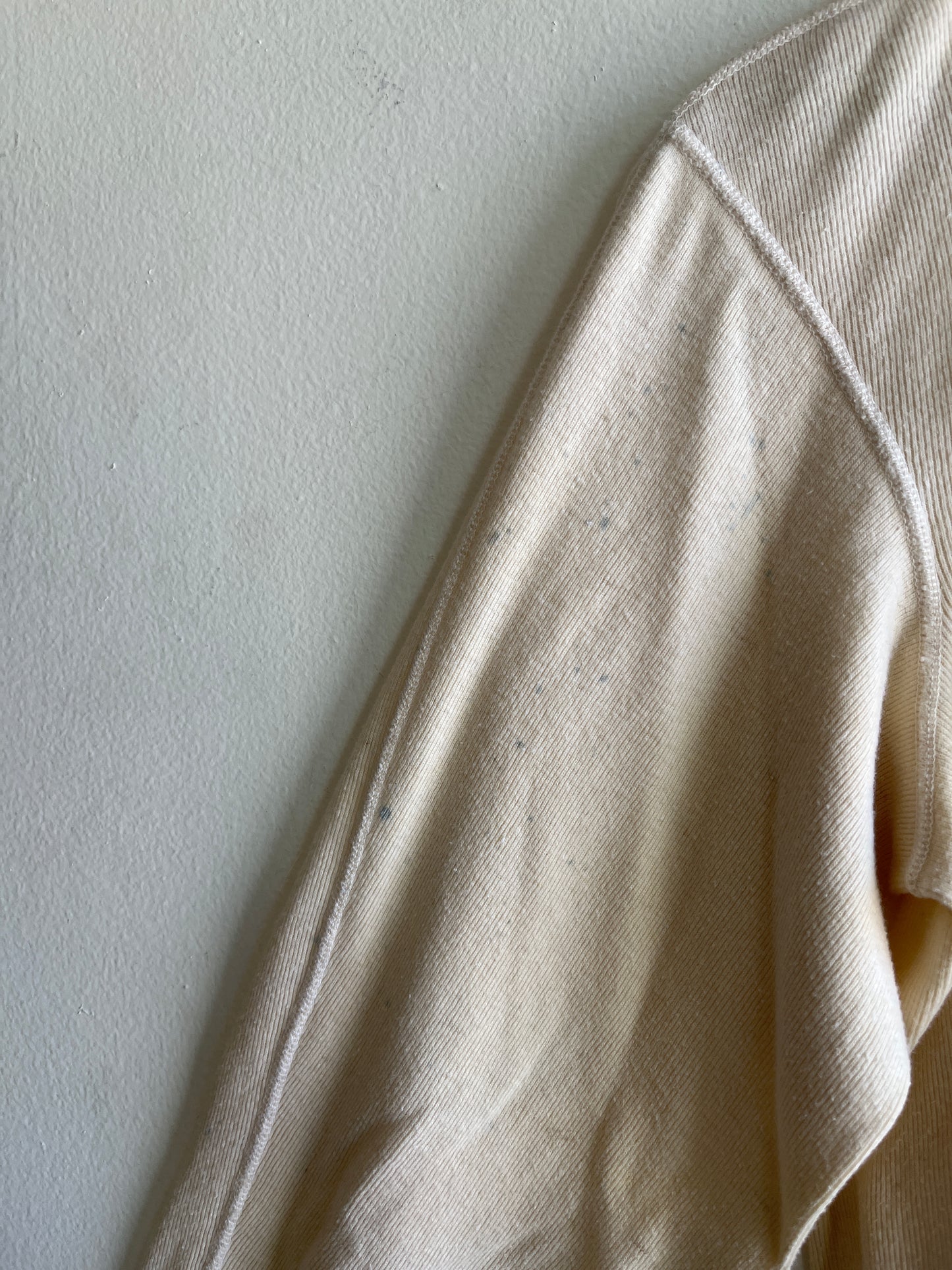Vintage 1960’s Military Issue 2-Button Henley Thermal Shirt