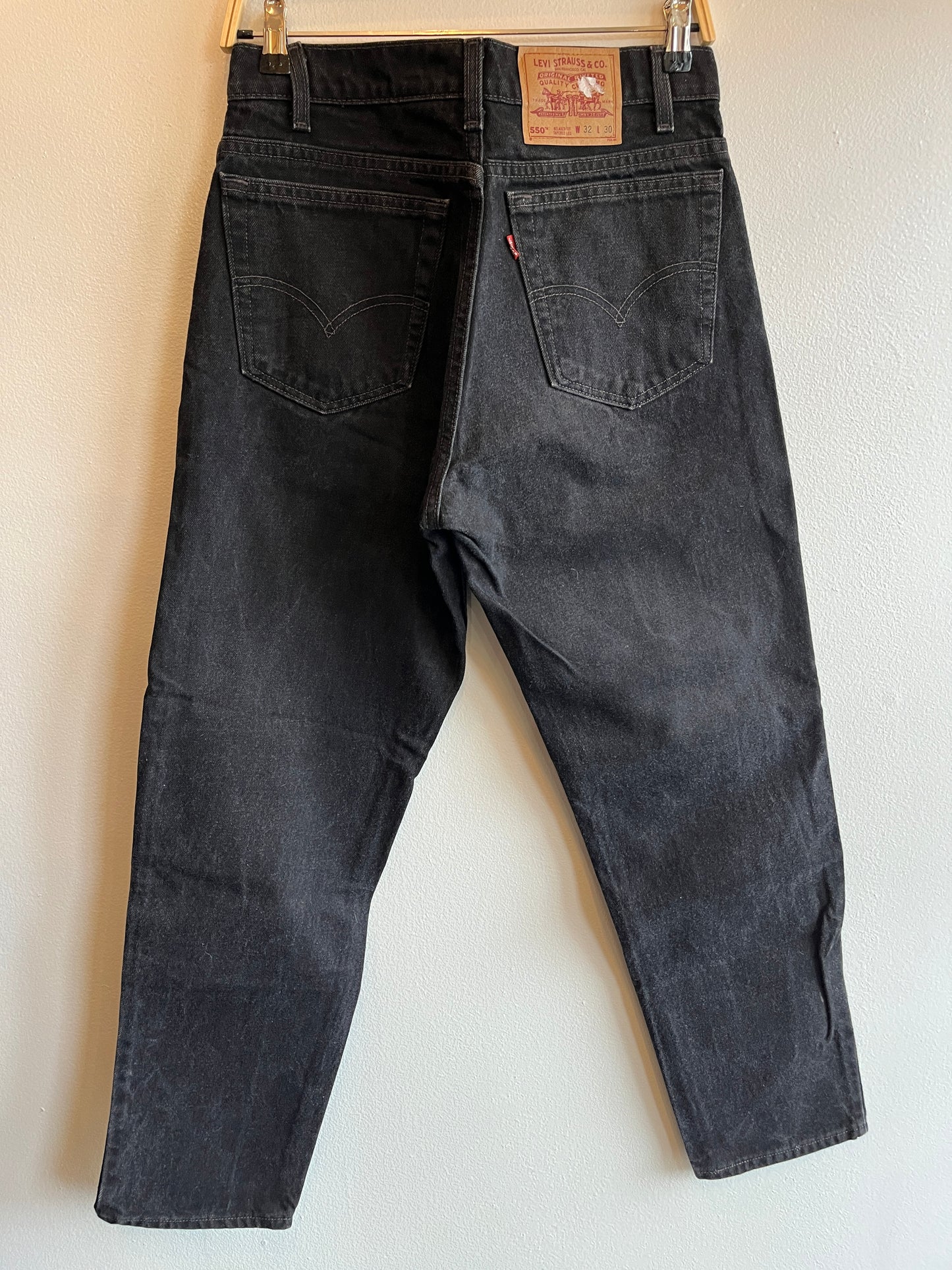 Vintage 1990’s Levi’s 550 Black Denim Jeans