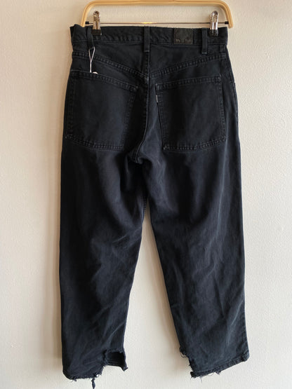 Vintage 1990’s Levi’s Silver Tab Black Baggy Denim Jeans - La Lovely Vintage 