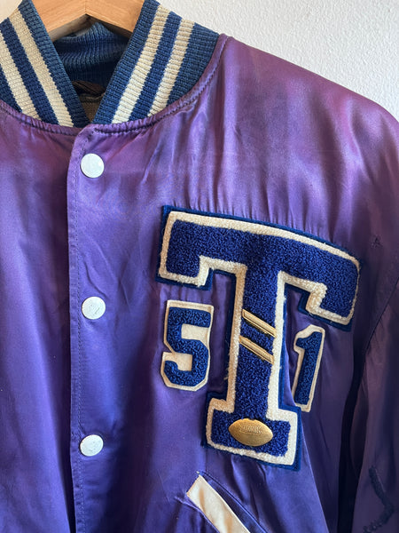 Vintage 1950’s Satin Varsity Jacket
