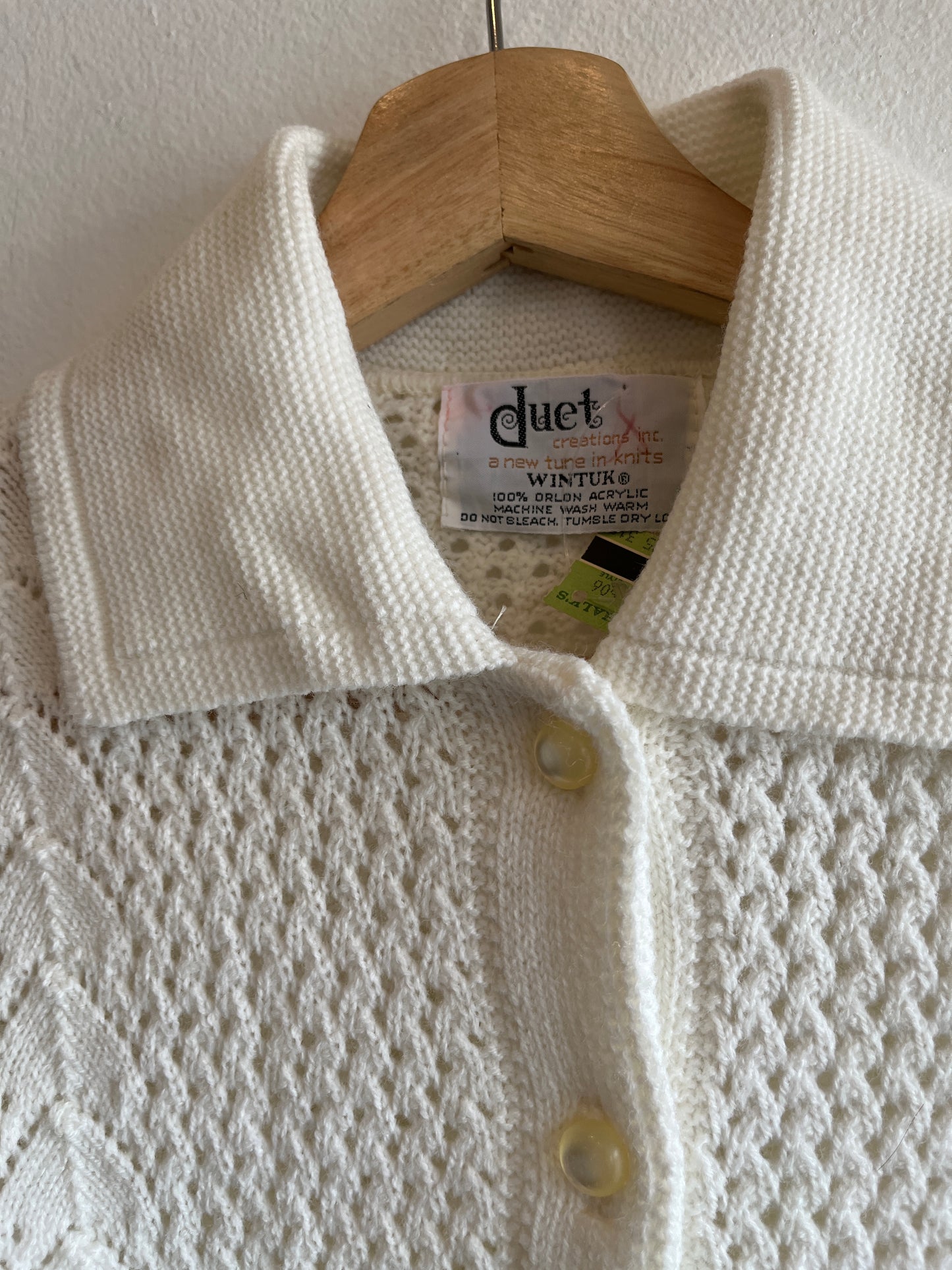 Vintage 1970’s Deadstock Cardigan Sweater
