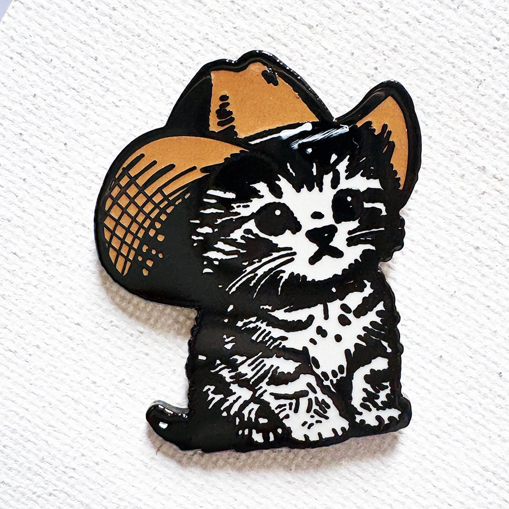 Strike Gently - Enamel Pin - La Lovely Vintage 
