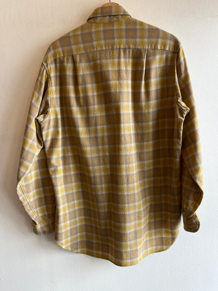 Vintage 1970’s Shadow Plaid Pendleton Flannel Shirt
