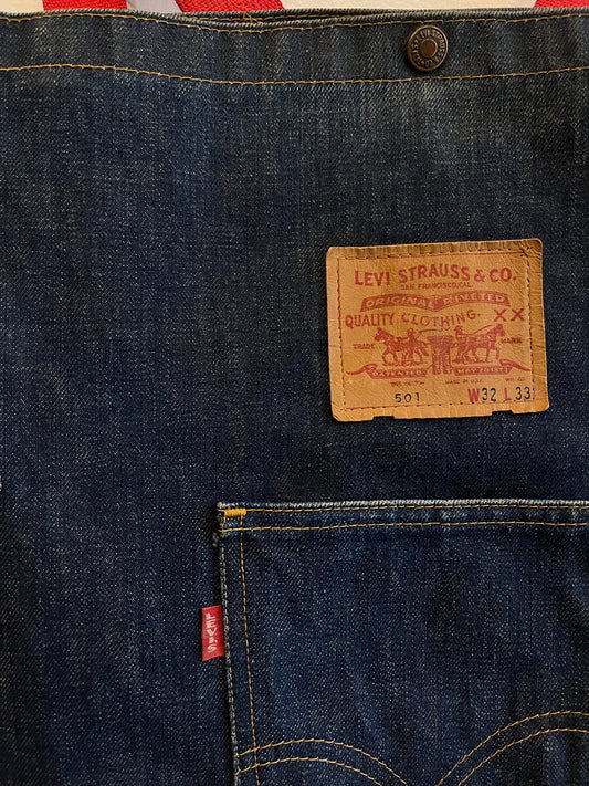 Vintage 1960/1970’s Levi’s “Big E” Denim Backpack
