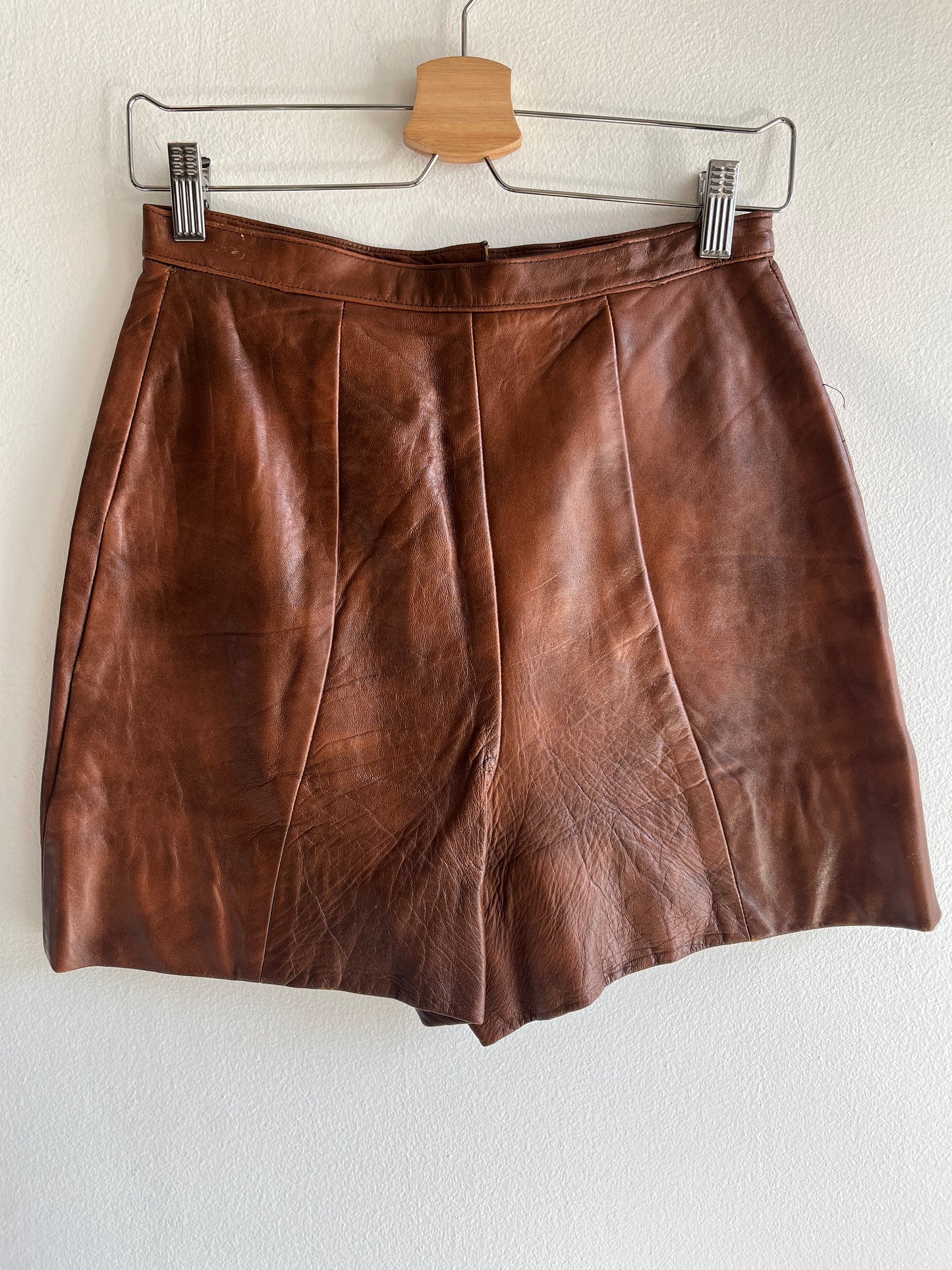 Vintage 1970’s Leather Shorts