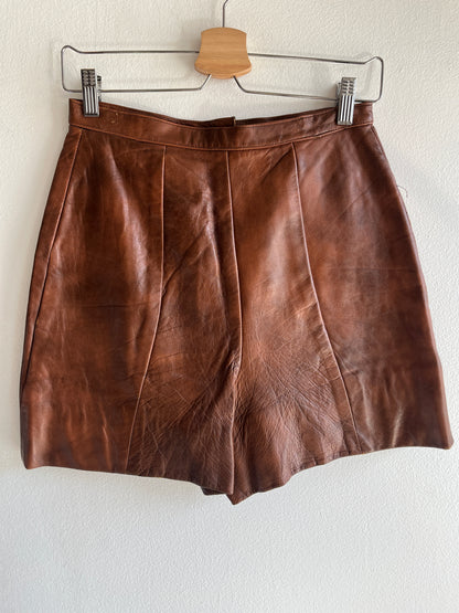 Vintage 1970’s Leather Shorts