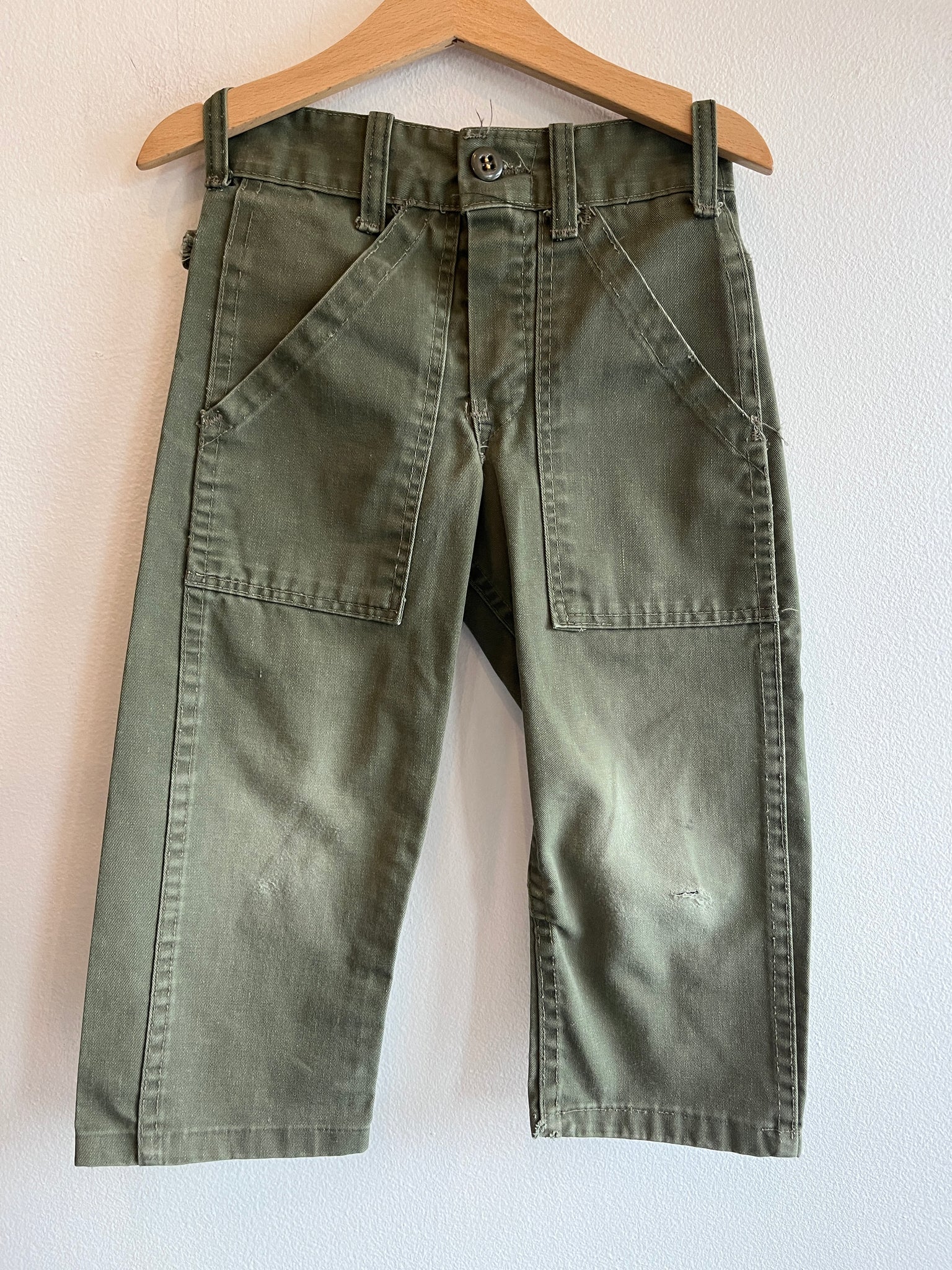 Vintage 1960’s Kids OG-107 Military Fatigue Trousers