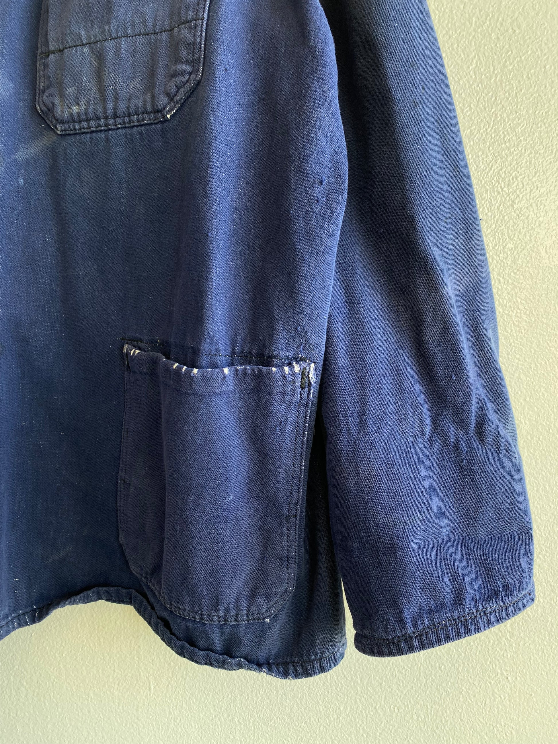 Vintage 1960’s Denim French Chore Coat - La Lovely Vintage 