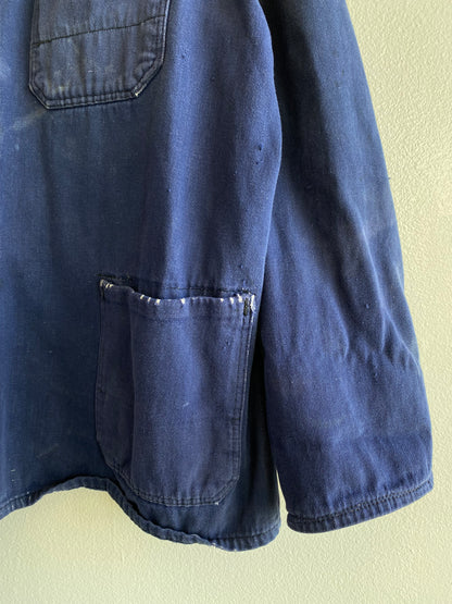 Vintage 1960’s Denim French Chore Coat - La Lovely Vintage 