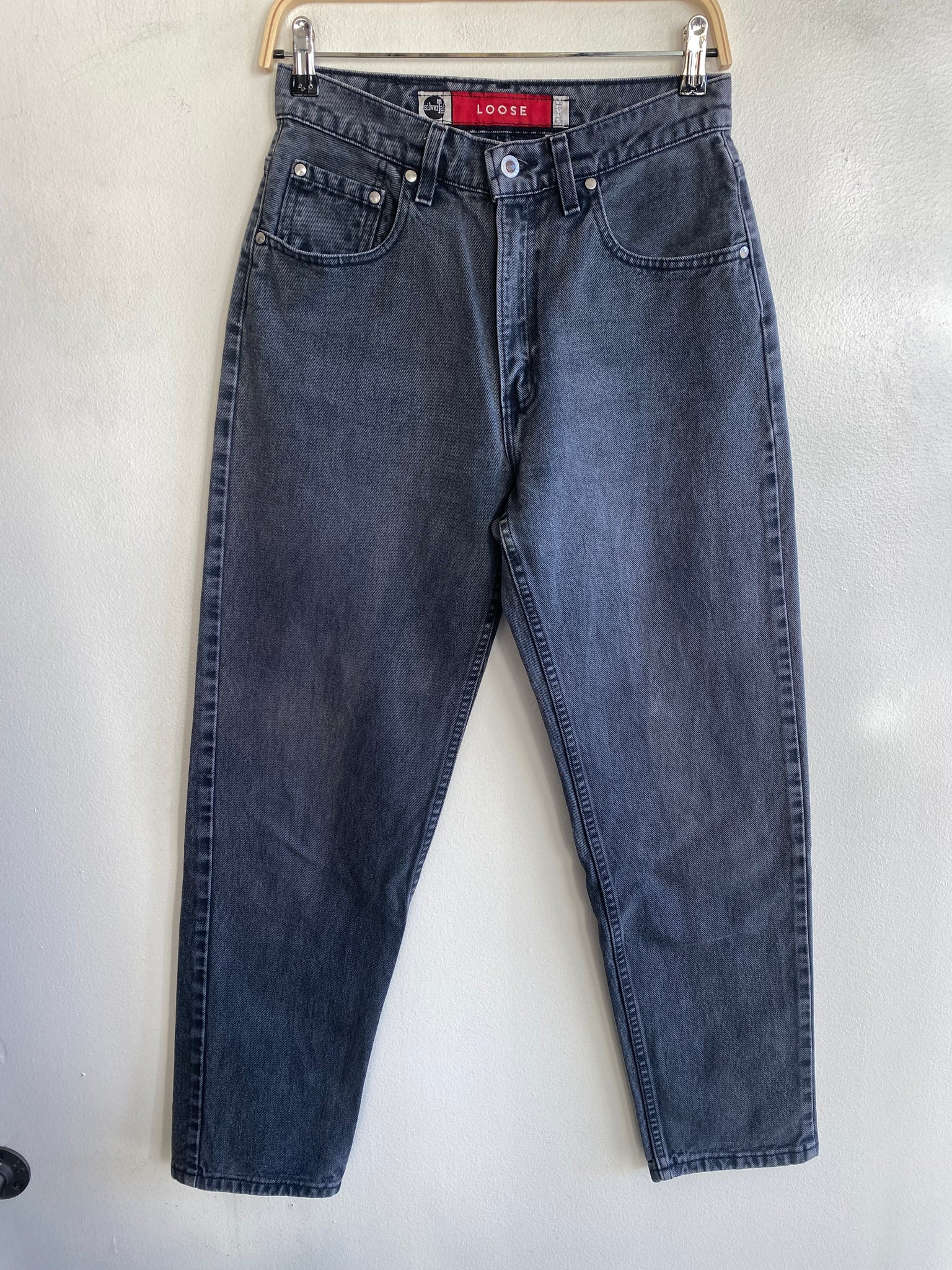 Vintage 1990’s Levi’s Silver Tab “Loose” Black Denim Jeans