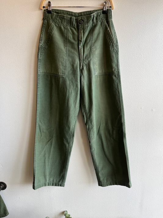 Vintage 1960’s OG-107 Military Fatigue Trousers - La Lovely Vintage 