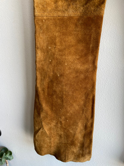 Vintage 1960/70’s Levi’s Suede “Big E” Flared Pants