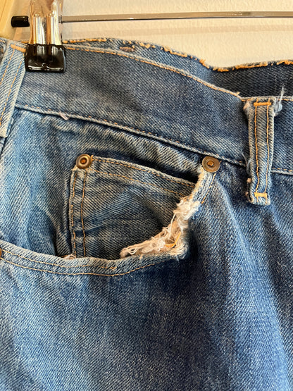 Vintage 1950’s Foremost Half-Selvedge Denim Jeans - La Lovely Vintage 
