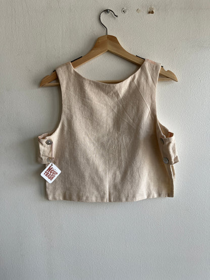 Trash Textiles - Handmade Antique Feedsack Blouse/Shirt