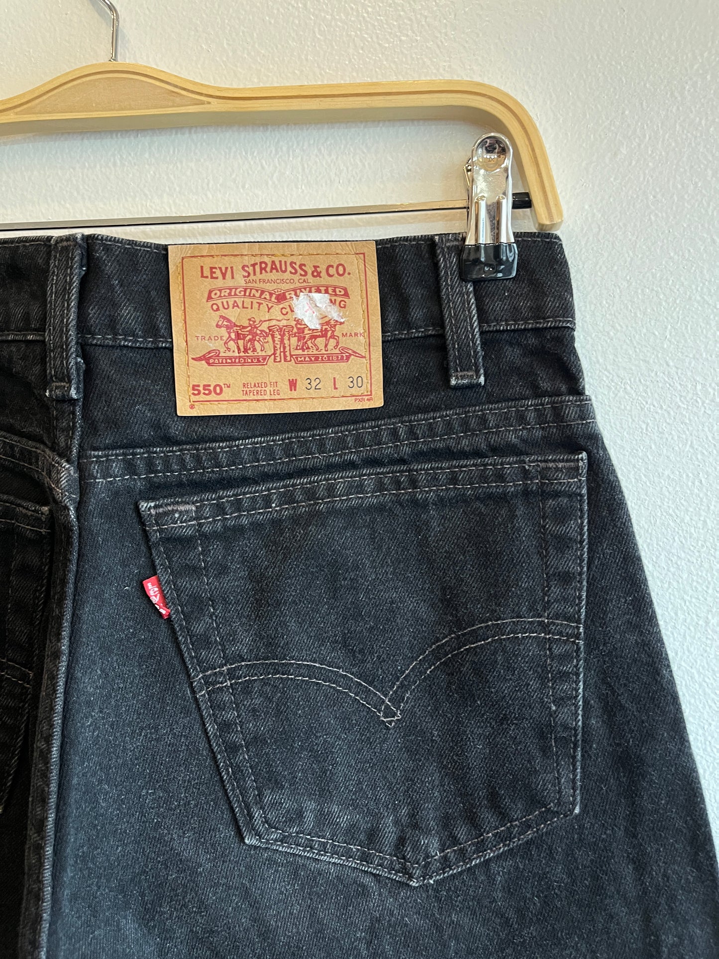 Vintage 1990’s Levi’s 550 Black Denim Jeans