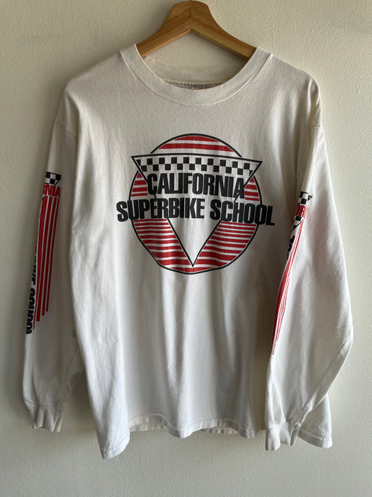Vintage 1990’s California Superbike School Long Sleeve T-Shirt