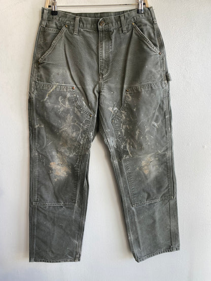 Vintage Y2K Carhartt Double Knee Canvas Work Pants