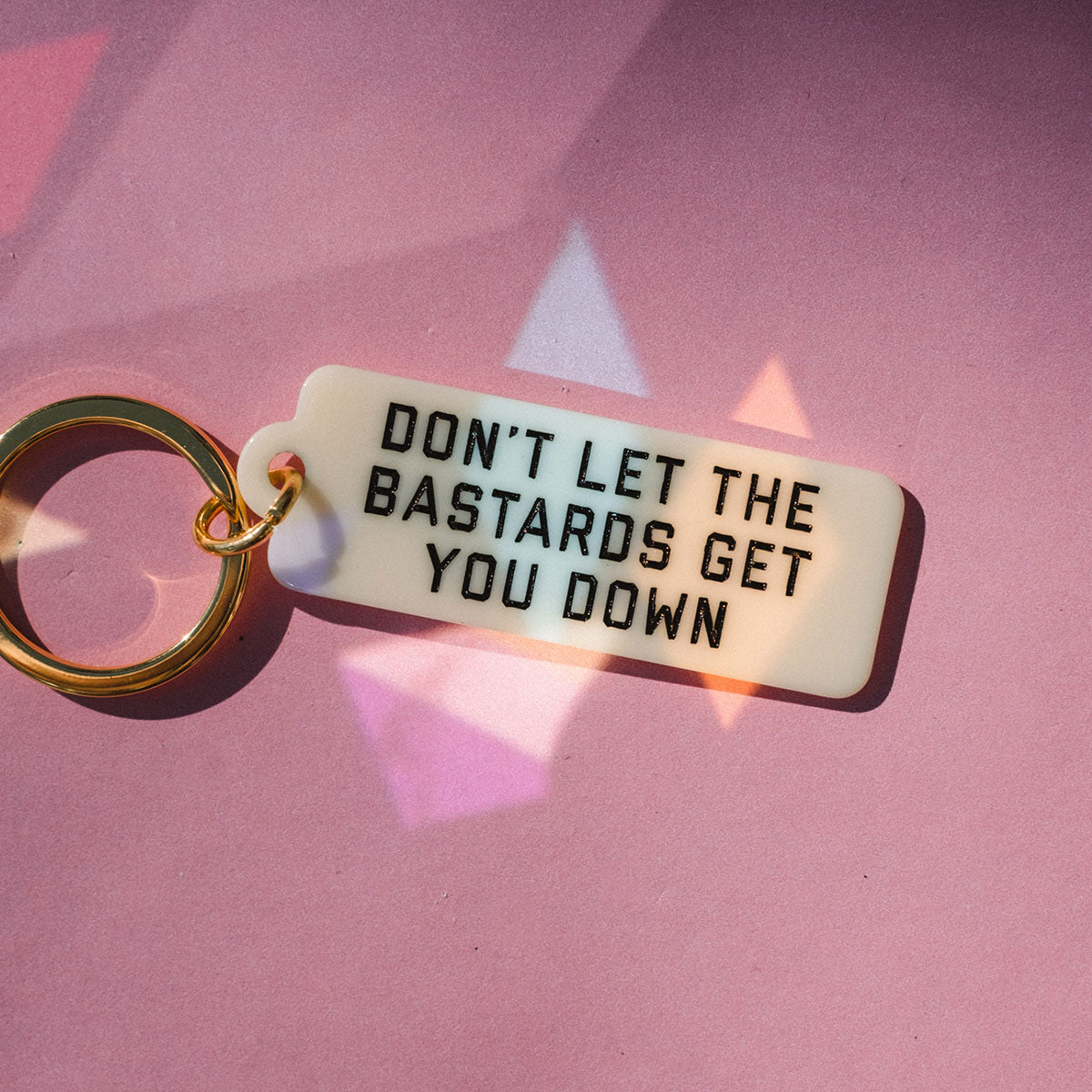 Golden Gems - Bastards Keychain - La Lovely Vintage 