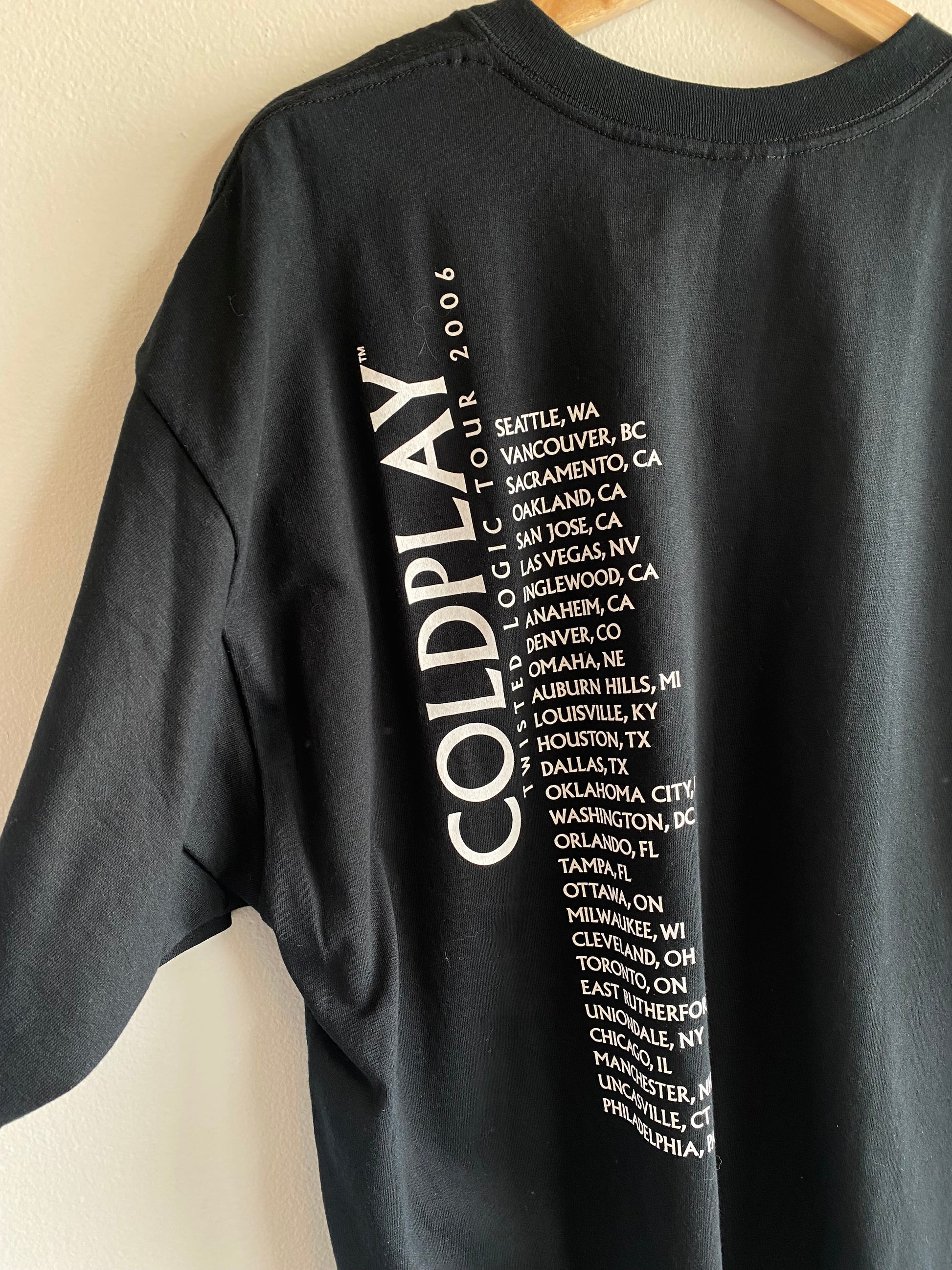 Vintage 2006 Coldplay Tour T-Shirt - La Lovely Vintage 