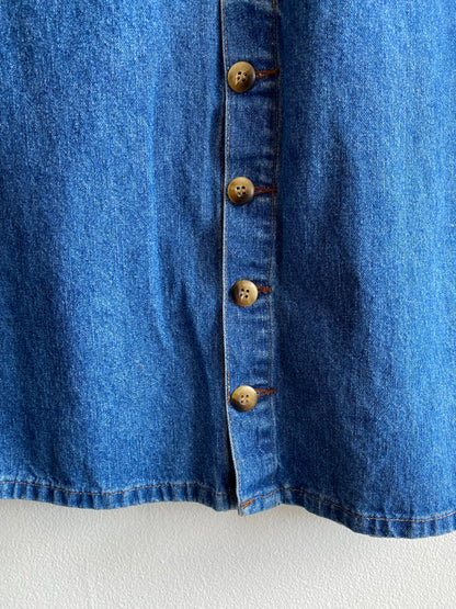 Vintage Calamity Jeans 1990's Denim Maxi Skirt