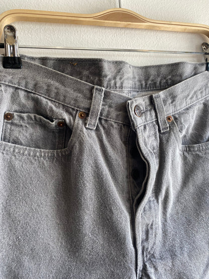 Vintage 1980’s Grey Levi’s 501 Denim Jeans