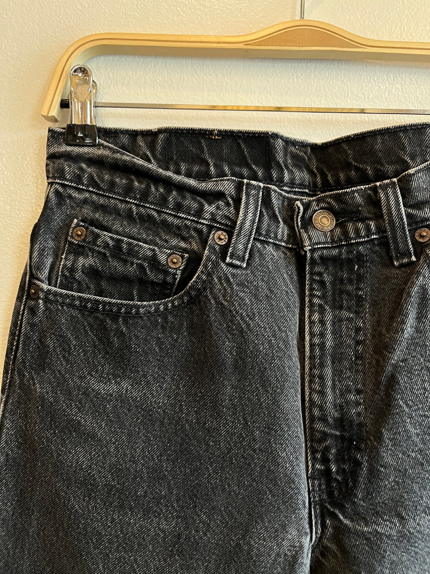 Vintage 1990’s Levi’s 550 Black Denim Jeans