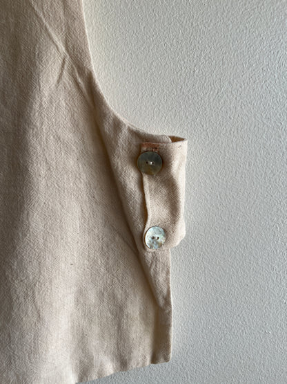 Trash Textiles - Handmade Antique Feedsack Blouse/Shirt