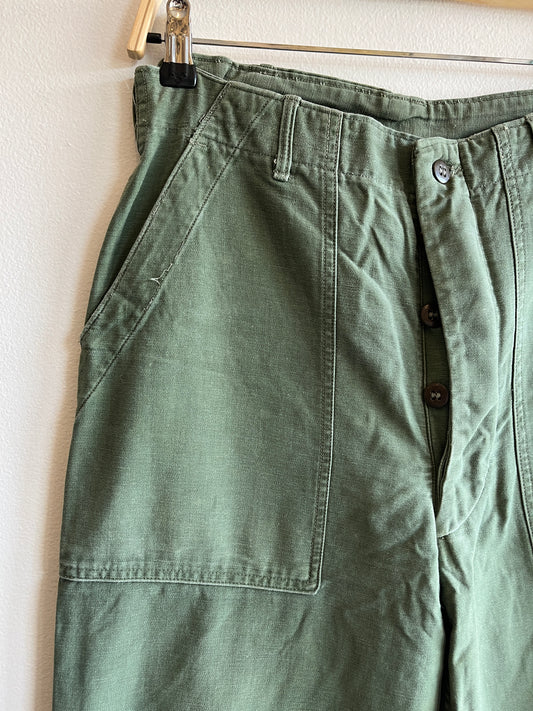 Vintage 1960’s OG-107 Military Fatigue Trousers - La Lovely Vintage 