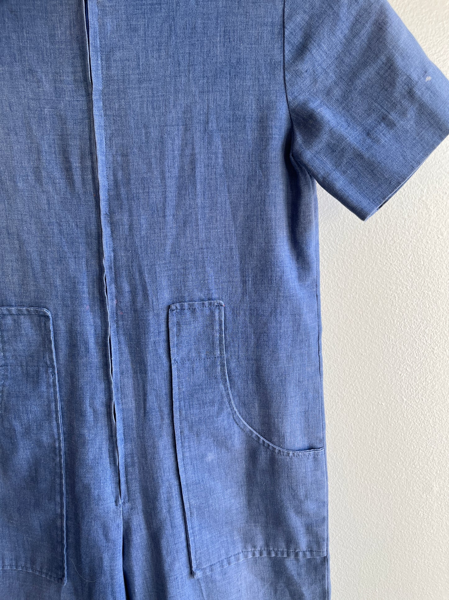 Vintage 1960s/1970s Women’s Chambray Coveralls - La Lovely Vintage 