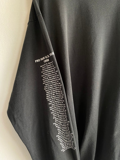 Vintage 1998 Pro-Pain Longsleeve Tour T-Shirt