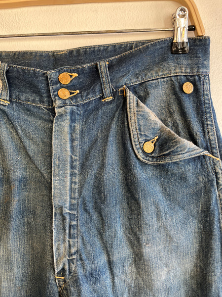 Vintage 1950’s Headlight “Headies” Flap-Pocket Denim Jeans