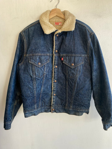 Vintage 1970’s Levi’s Sherpa Lined Denim Trucker Jacket