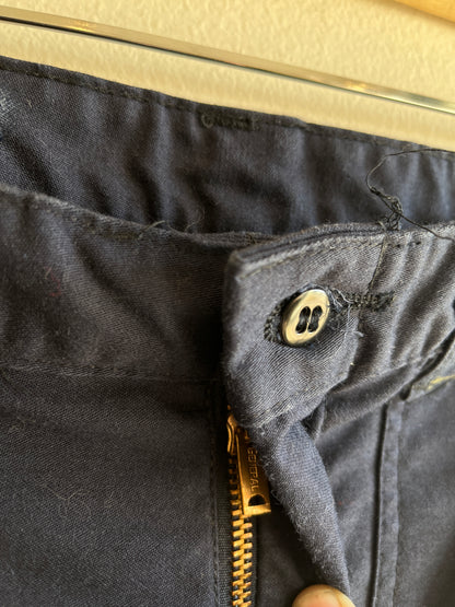 Vintage 1980’s Dark Blue Fatigue Pants