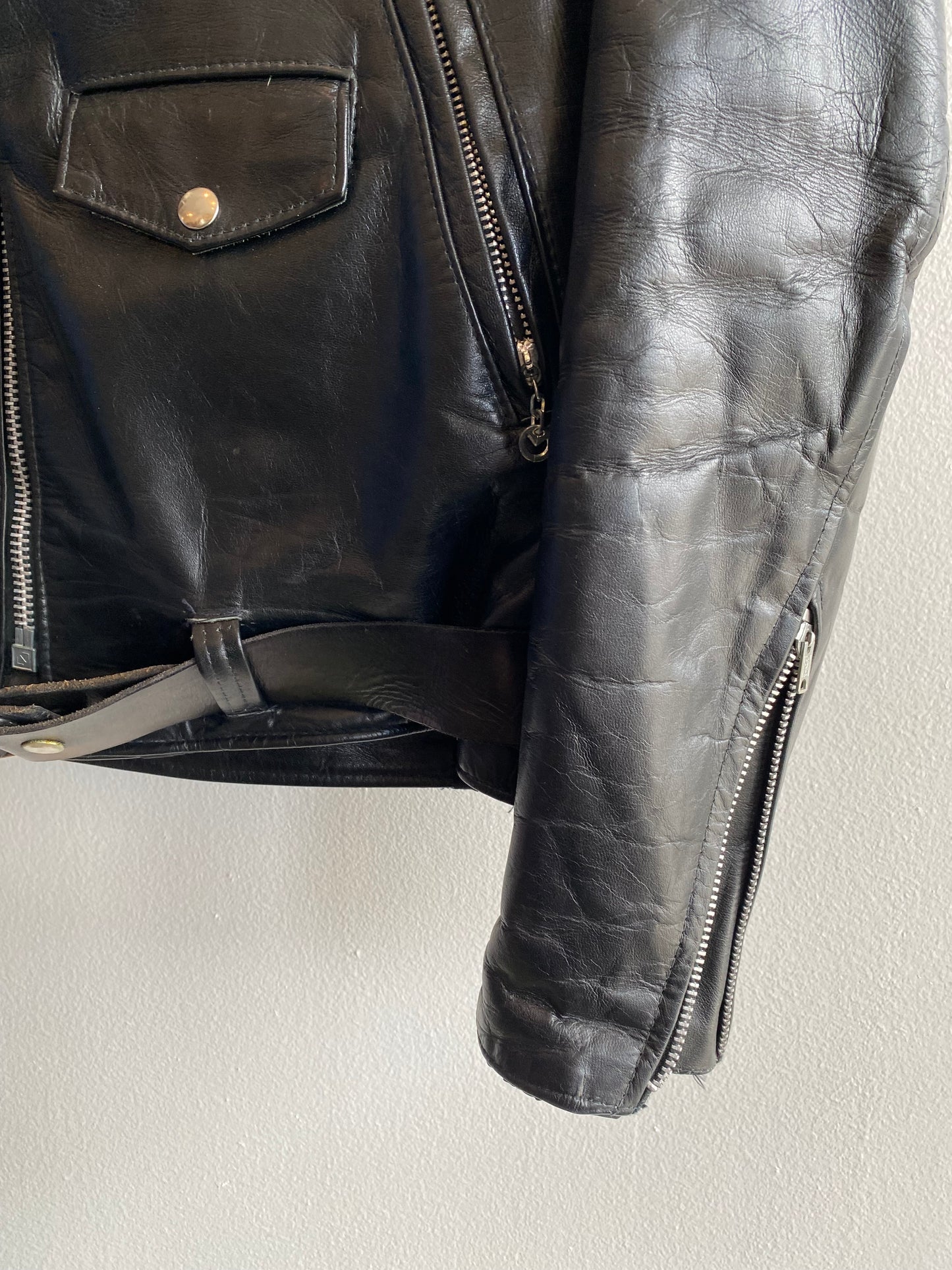 Vintage 1960/70’s Sear’s Leather Biker Jacket
