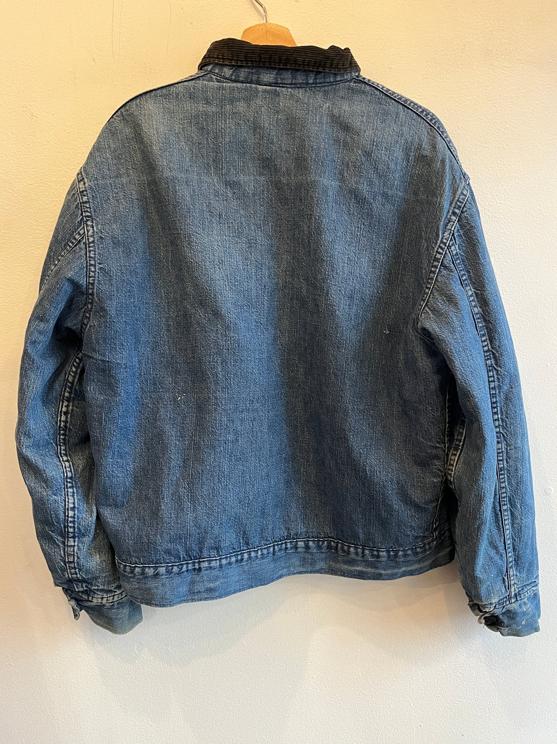 Vintage 1950’s Blanket Lined Denim Work Jacket - La Lovely Vintage 