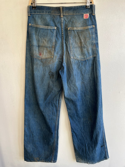 Vintage 1950’s Headlight “Headies” Flap-Pocket Denim Jeans
